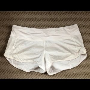 Lululemon Speed Up Short 2.5” - White